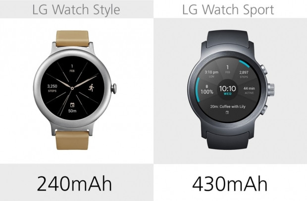 LG Watch Style ve LG Watch Sport karşılaştırma - Page 3