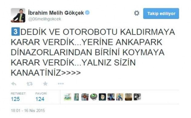 Melih Gökçek dinozorlarına isim aradı Twitter yıkıldı - Page 1