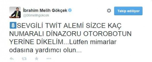 Melih Gökçek dinozorlarına isim aradı Twitter yıkıldı - Page 4