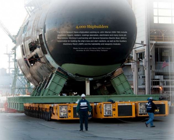 Nükleer enerji ile çalışan 102 metre uzunluğundaki John Warner denize indi - Page 4