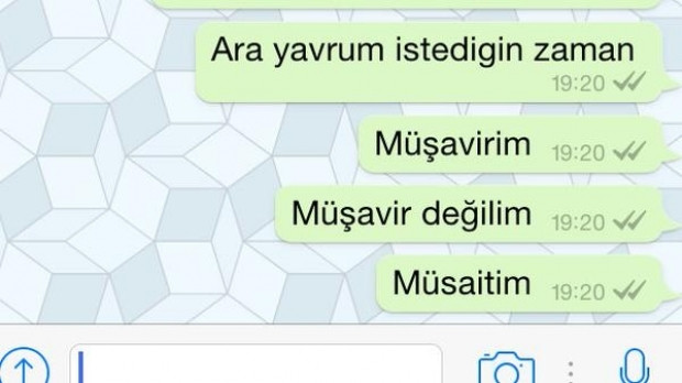Otomatik düzenlemeye takılan komik mesajlar - Page 1
