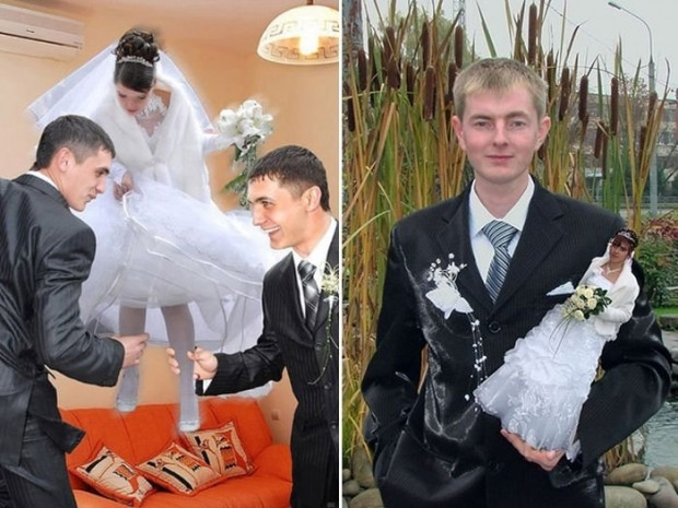 Photoshop sayesinde rezalete dönen düğün fotoğrafları! - Page 1
