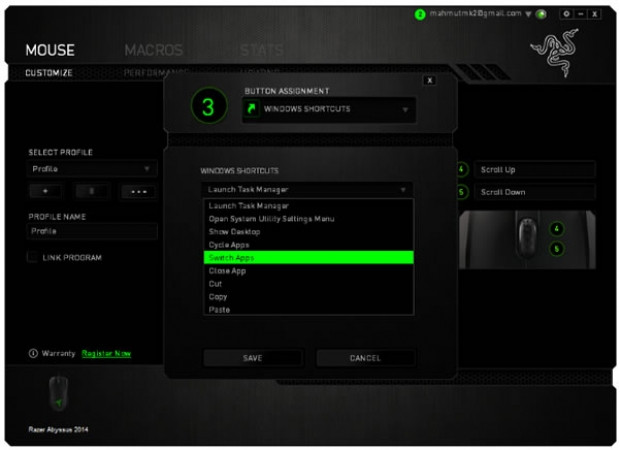 Razer Abyssus 2014 Gaming Mouse ve Vespula Mouse Mat - Page 2