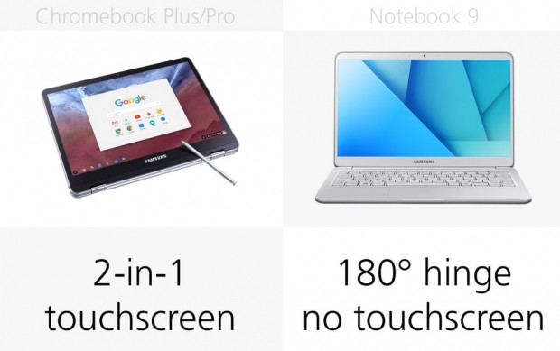 Samsung Chromebook Plus, Pro ve Notebook 9 karşılaştırma - Page 2