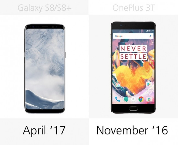 Samsung Galaxy S8 ve S8 + ile OnePlus 3T karşılaştırma - Page 1