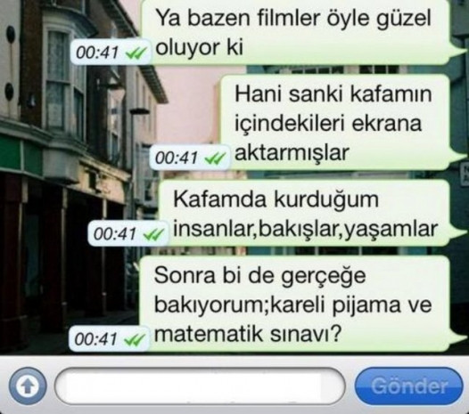 Tebessüm ettiren WhatsApp mesajları - Page 3