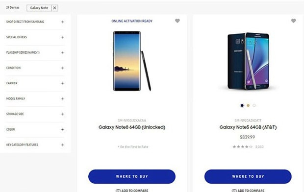 Teknoloji devi, yanlışlıkla Galaxy Note 8'i tanıttı - Page 1