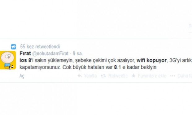 Telefonuna iOS8 yükleyenlerden şikayet yağdı! - Page 2