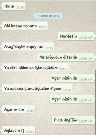 Whastapp'ta gülme rekoru kırdıran mesajlar - Page 3