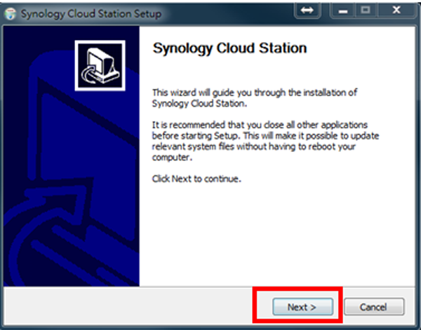 using synology cloud station backup